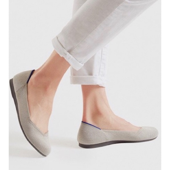 Rothy's Shoes - Rothy’s Gray Flax Birdseye Flats